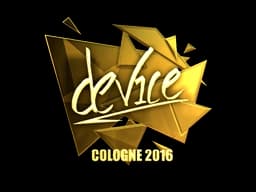 Sticker | device (Gold) | Cologne 2016