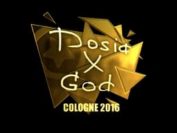 Sticker | Dosia (Gold) | Cologne 2016