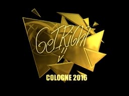 Sticker | GeT_RiGhT (Gold) | Cologne 2016