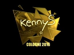 Sticker | kennyS (Gold) | Cologne 2016