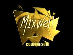 Sticker | mixwell (Gold) | Cologne 2016