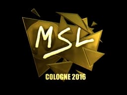 Sticker | MSL (Gold) | Cologne 2016