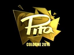 Sticker | pita (Gold) | Cologne 2016