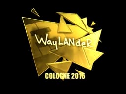 Sticker | wayLander (Gold) | Cologne 2016