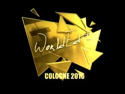 Sticker | WorldEdit (Gold) | Cologne 2016