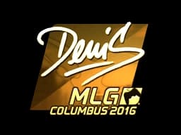 Sticker | denis (Gold) | MLG Columbus 2016