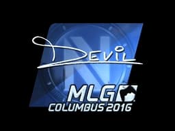 Sticker | DEVIL (Foil) | MLG Columbus 2016