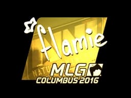 Sticker | flamie (Gold) | MLG Columbus 2016