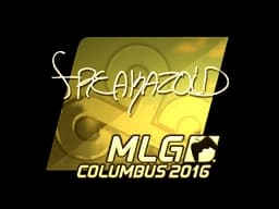 Sticker | freakazoid (Gold) | MLG Columbus 2016