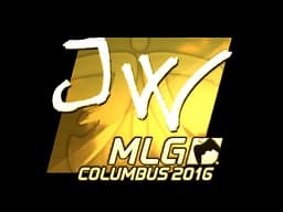 Sticker | JW (Gold) | MLG Columbus 2016