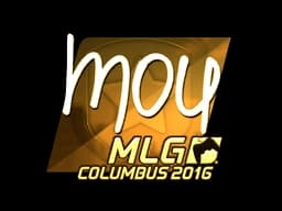 Sticker | mou (Gold) | MLG Columbus 2016