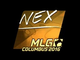 Sticker | nex (Gold) | MLG Columbus 2016