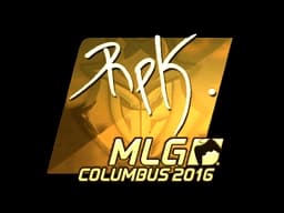 Sticker | RpK (Gold) | MLG Columbus 2016