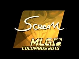 Sticker | ScreaM (Gold) | MLG Columbus 2016