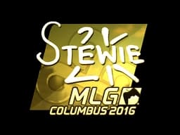 Sticker | Stewie2K (Gold) | MLG Columbus 2016