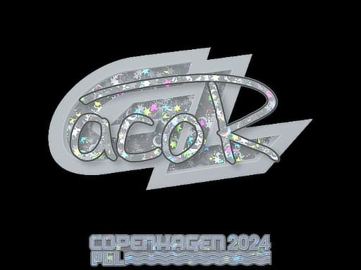 Sticker | acoR (Glitter) | Copenhagen 2024