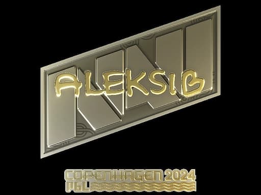 Sticker | Aleksib (Gold) | Copenhagen 2024