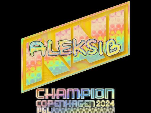 Sticker | Aleksib (Holo, Champion) | Copenhagen 2024