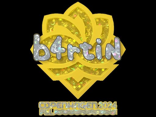 Sticker | b4rtiN (Glitter) | Copenhagen 2024