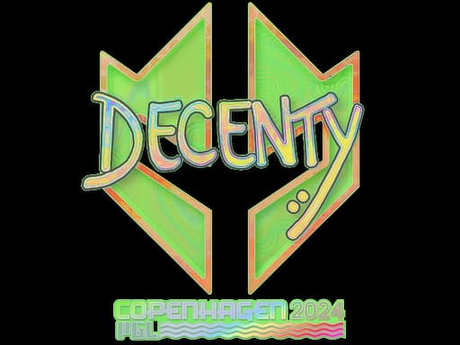 Sticker | decenty (Holo) | Copenhagen 2024