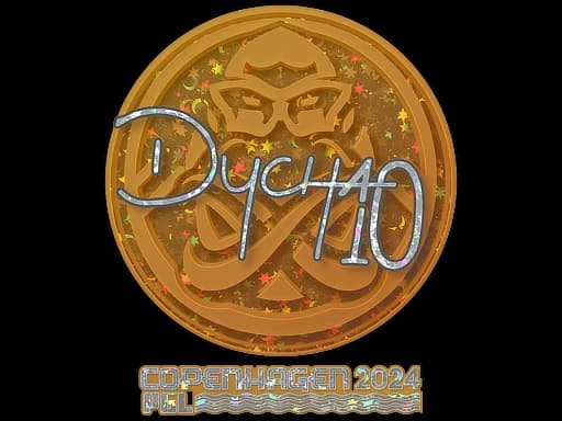 Sticker | Dycha (Glitter) | Copenhagen 2024