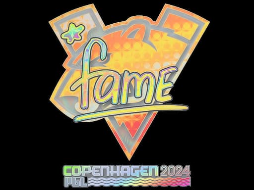 Sticker | fame (Holo) | Copenhagen 2024