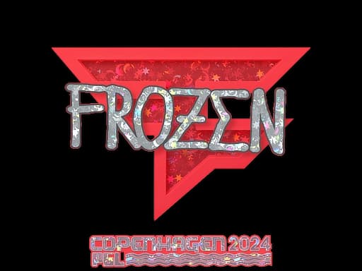 Sticker | frozen (Glitter) | Copenhagen 2024