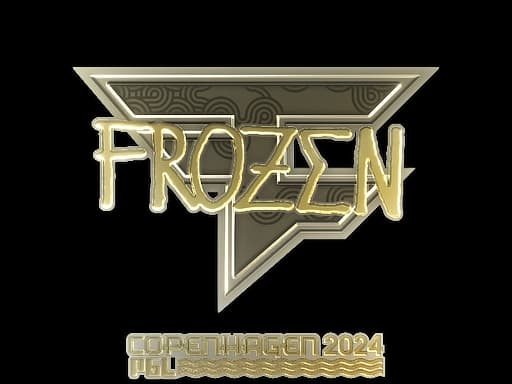 Sticker | frozen (Gold) | Copenhagen 2024