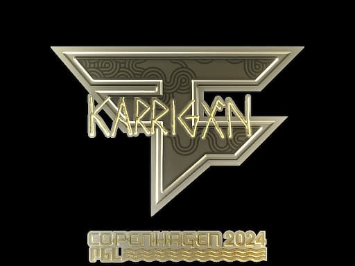 Sticker | karrigan (Gold) | Copenhagen 2024