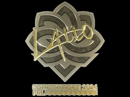 Sticker | latto (Gold) | Copenhagen 2024