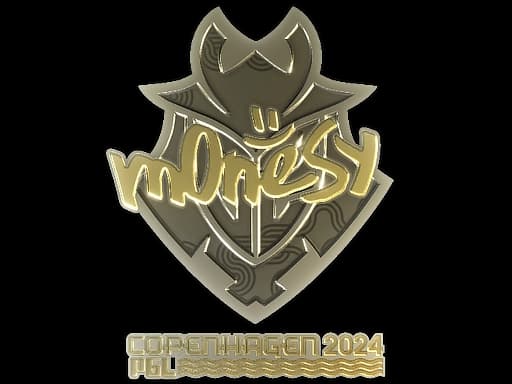 Sticker | m0NESY (Gold) | Copenhagen 2024