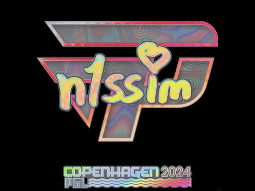 Sticker | n1ssim (Holo) | Copenhagen 2024