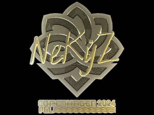 Sticker | NEKiZ (Gold) | Copenhagen 2024