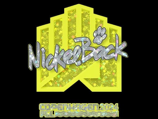 Sticker | NickelBack (Glitter) | Copenhagen 2024