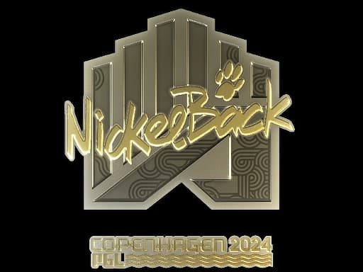 Sticker | NickelBack (Gold) | Copenhagen 2024