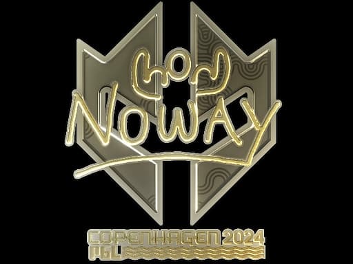 Sticker | noway (Gold) | Copenhagen 2024