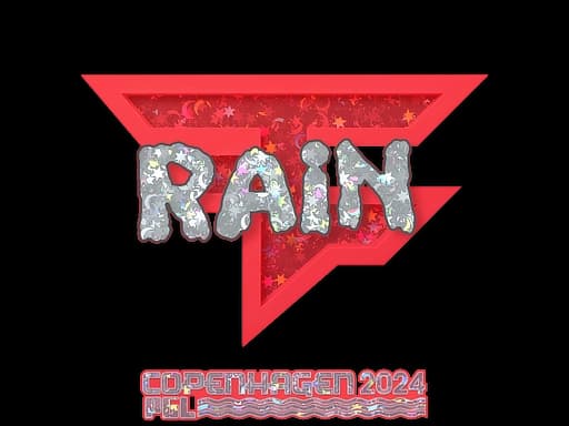 Sticker | rain (Glitter) | Copenhagen 2024