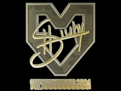 Sticker | siuhy (Gold) | Copenhagen 2024