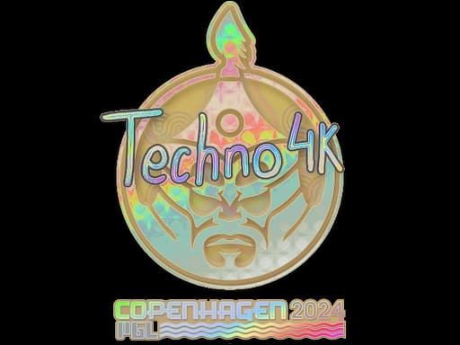 Sticker | Techno4K (Holo) | Copenhagen 2024