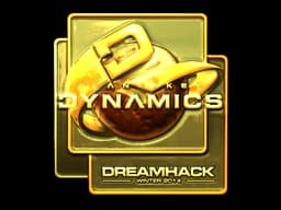 Sticker | Planetkey Dynamics (Gold) | DreamHack 2014