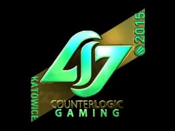 Sticker | Counter Logic Gaming (Gold) | Katowice 2015