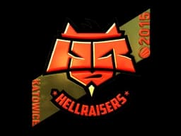 Sticker | HellRaisers (Gold) | Katowice 2015