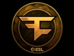 Sticker | FaZe Clan (Gold) | Katowice 2019