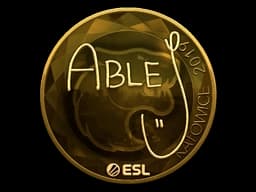 Sticker | ableJ (Gold) | Katowice 2019