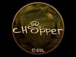 Sticker | chopper (Gold) | Katowice 2019