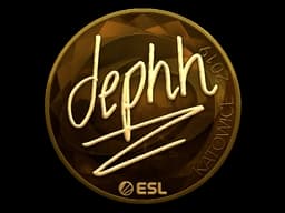 Sticker | dephh (Gold) | Katowice 2019