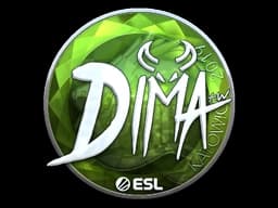 Sticker | Dima (Foil) | Katowice 2019