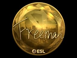 Sticker | Freeman (Gold) | Katowice 2019