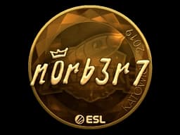 Sticker | n0rb3r7 (Gold) | Katowice 2019