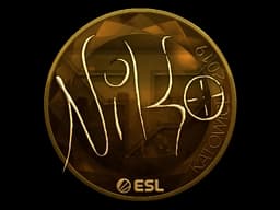 Sticker | NiKo (Gold) | Katowice 2019